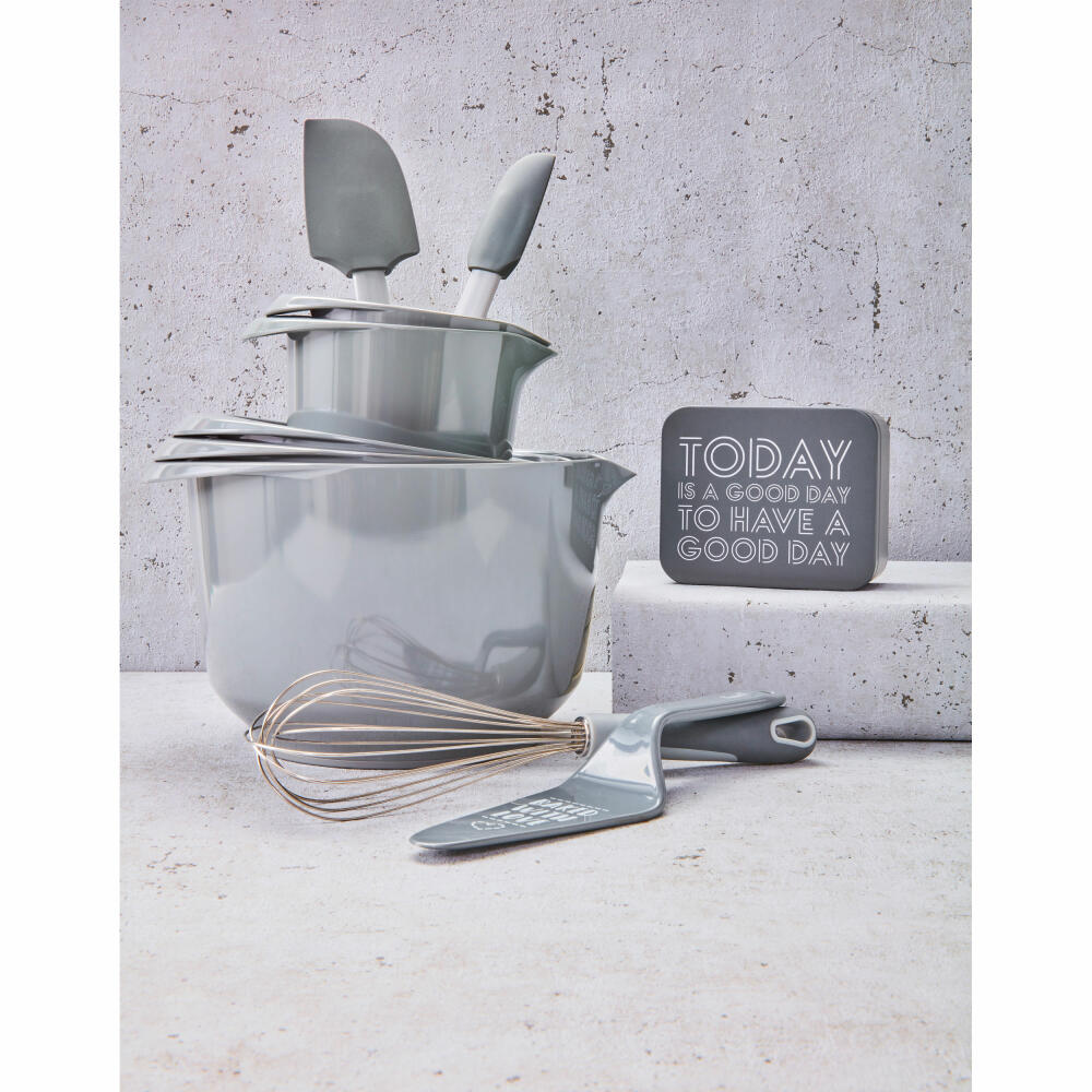 Birkmann Colour Bowl Mixing Bowl, Mixing Bowl, Melamine Resin, Grey, 1.5 L, 708167