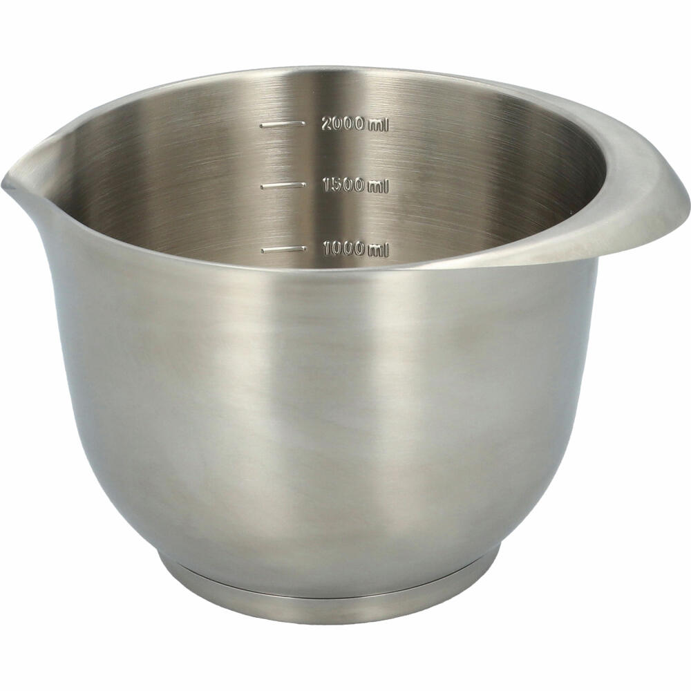 Birkmann Premium Baking Mixing and Serving Bowl, Mixing Bowl, Bowl, Stainless Steel, 2 L, 708587