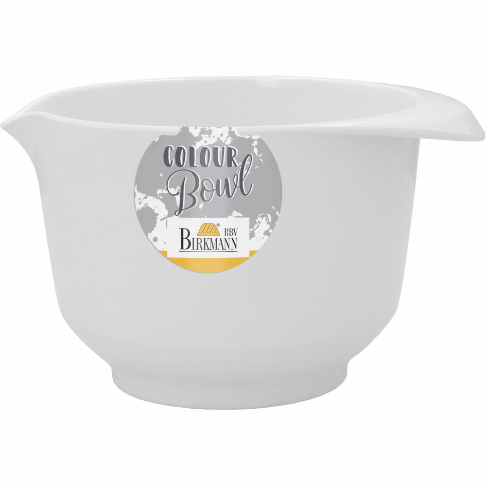 Birkmann Colour Bowl mixing and serving bowl, mixing bowl, bowl, melamine resin, white, 1 L, 708778