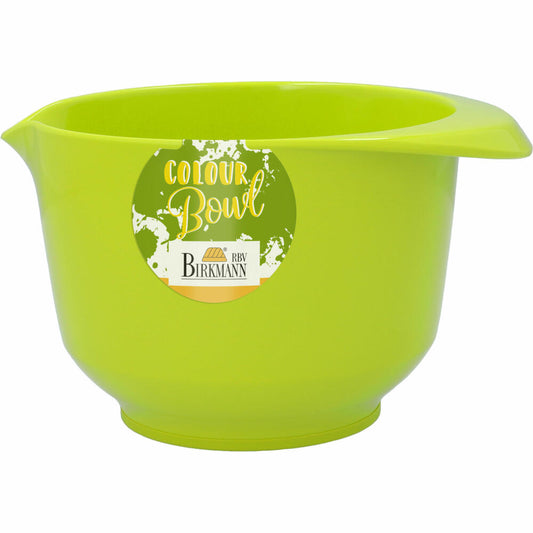 Birkmann Colour Bowl Rühr- und Servierschüssel, Rührschüssel, Schüssel, Melaminharz, Limette, 1 L, 708792
