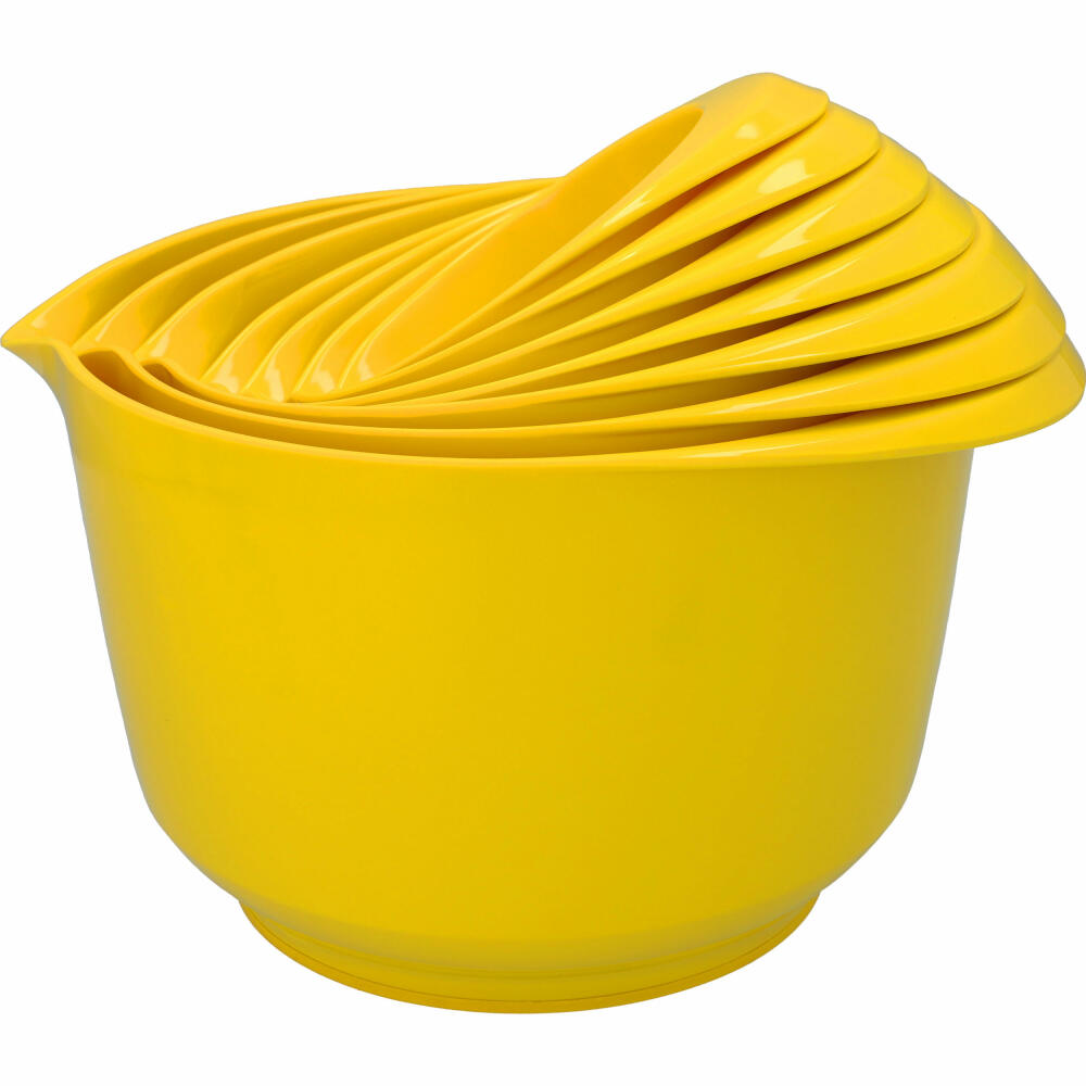 Birkmann Colour Bowl mixing and serving bowl, mixing bowl, bowl, melamine resin, yellow, 1 L, 708815