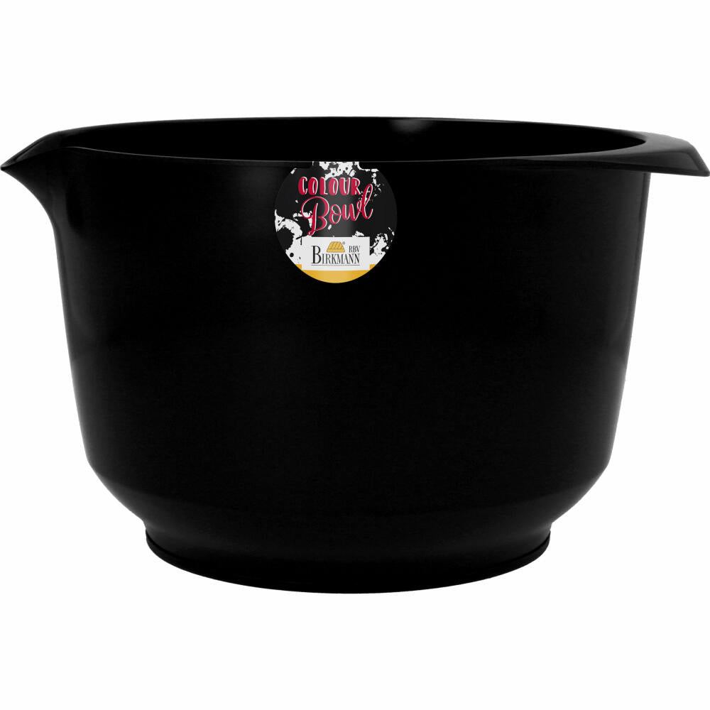 Birkmann Colour Bowl mixing and serving bowl, mixing bowl, bowl, melamine resin, black, 4 liters, 709201