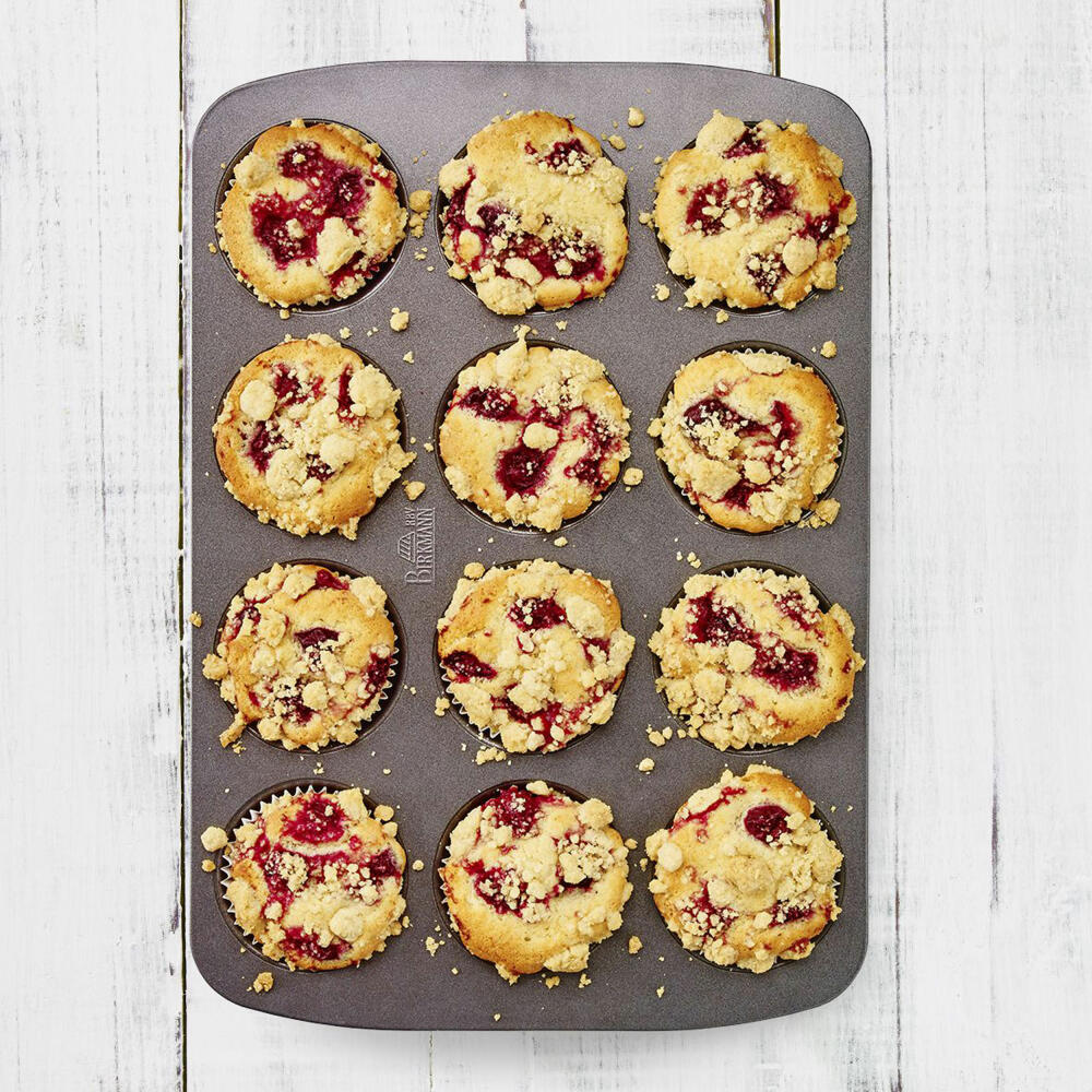 Birkmann Easy Baking Muffinform, Muffin Form, Kuchenform, Tortenform, Anithaft, 37 cm, 881105