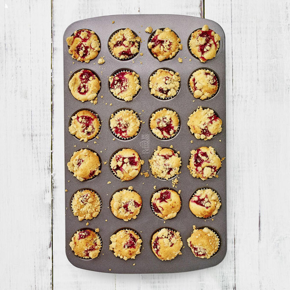 Birkmann Easy Baking Mini-Muffinform, Muffin Form, Kuchenform, Tortenform, Anithaft, 39 cm, 881112