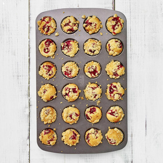 Birkmann Easy Baking Mini-Muffinform, Muffin Form, Kuchenform, Tortenform, Anithaft, 39 cm, 881112