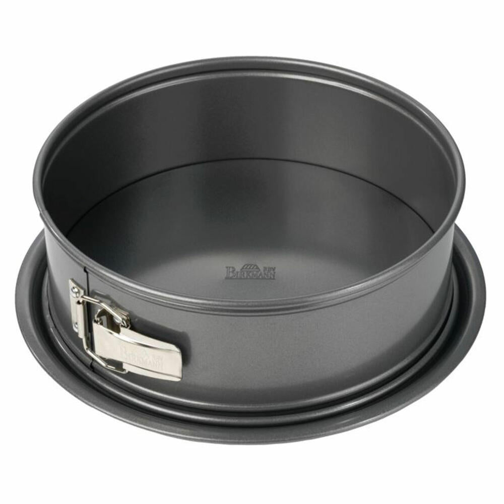 Birkmann Easy Baking Springform mit Einem Boden, Spring Form, Kuchenform, Servierboden, Anithaft, 24 cm, 881174