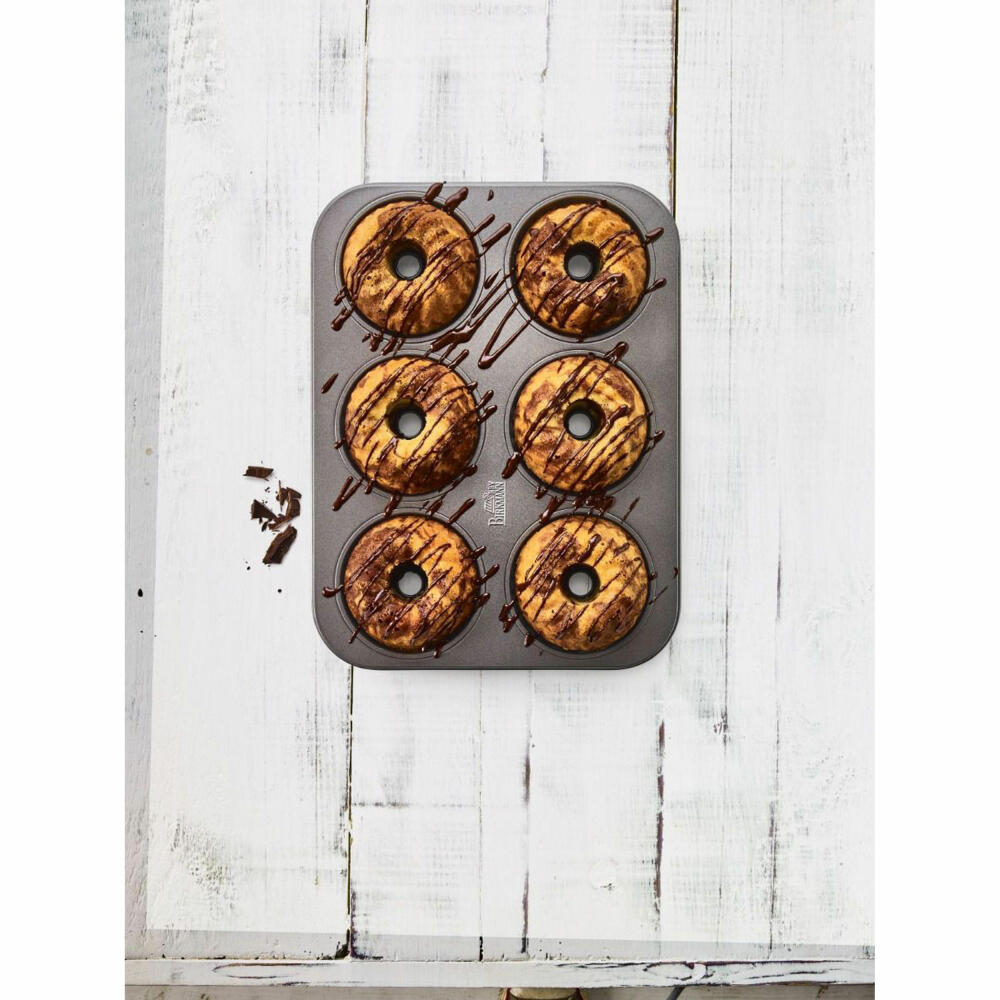 Birkmann Easy Baking Bundt cake tray, Bundt cake pan, cake pan, tart pan, steel, 35 cm, 881518