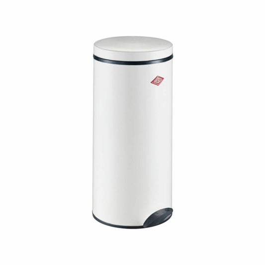 Wesco Tretabfallsammler Gastro 127, Treteimer, Abfallsammler, Mülleimer, Stahlblech, Weiß, 22 L, 127531-01