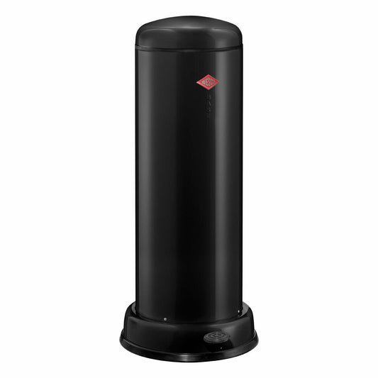 Wesco Tretabfallsammler Big Baseboy mit Dämpfer, Abfallsammler, Abfalleimer, Mülleimer, Stahlblech, Schwarz, 30 L, 134731-62