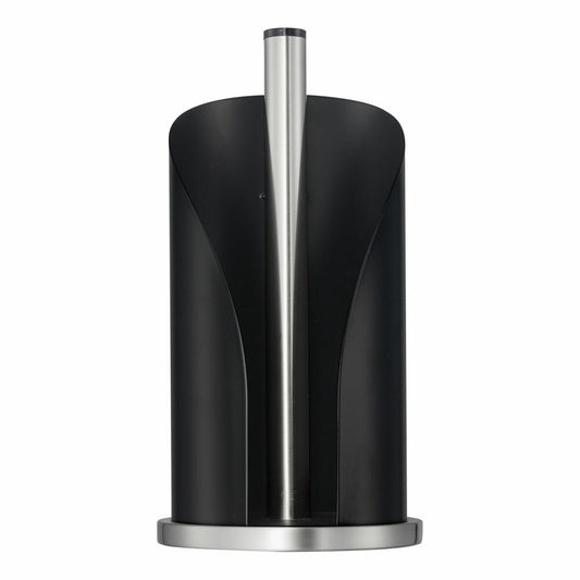 Wesco Rollenhalter für Küchen- und WC-Rollen, Küchenrollenhalter, Stahlblech, Edelstahl, Schwarz Matt, 322104-73