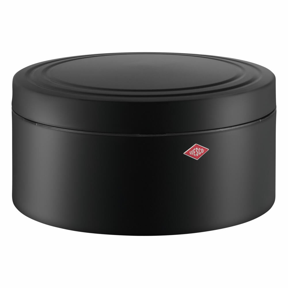 Wesco biscuit tin Classic Line, Cookie Box, biscuit tin, powder-coated sheet steel, matt black, 4 liters, 324402-73