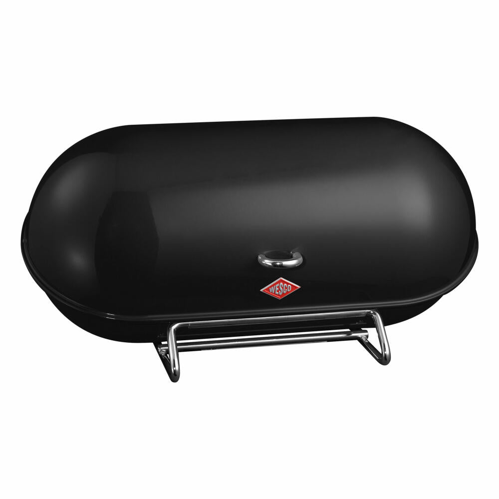 Wesco Breadboy, bread bin, bread pot, bread box, black, sheet steel, 222201-62