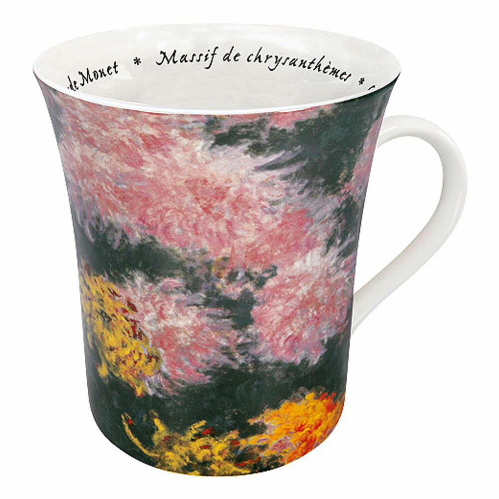 Könitz Les Fleurs Monet Becher, Chrysanthemes, Tasse, Kaffeetasse, Porzellan, Monet, 410 ml, 11 1 100 0693