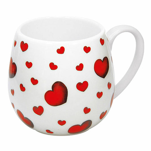 Könitz Little Hearts Kuschelbecher, Becher, Tasse, Kaffeetasse, Porzellan, Herzen, 420 ml, 1 1 143 0073