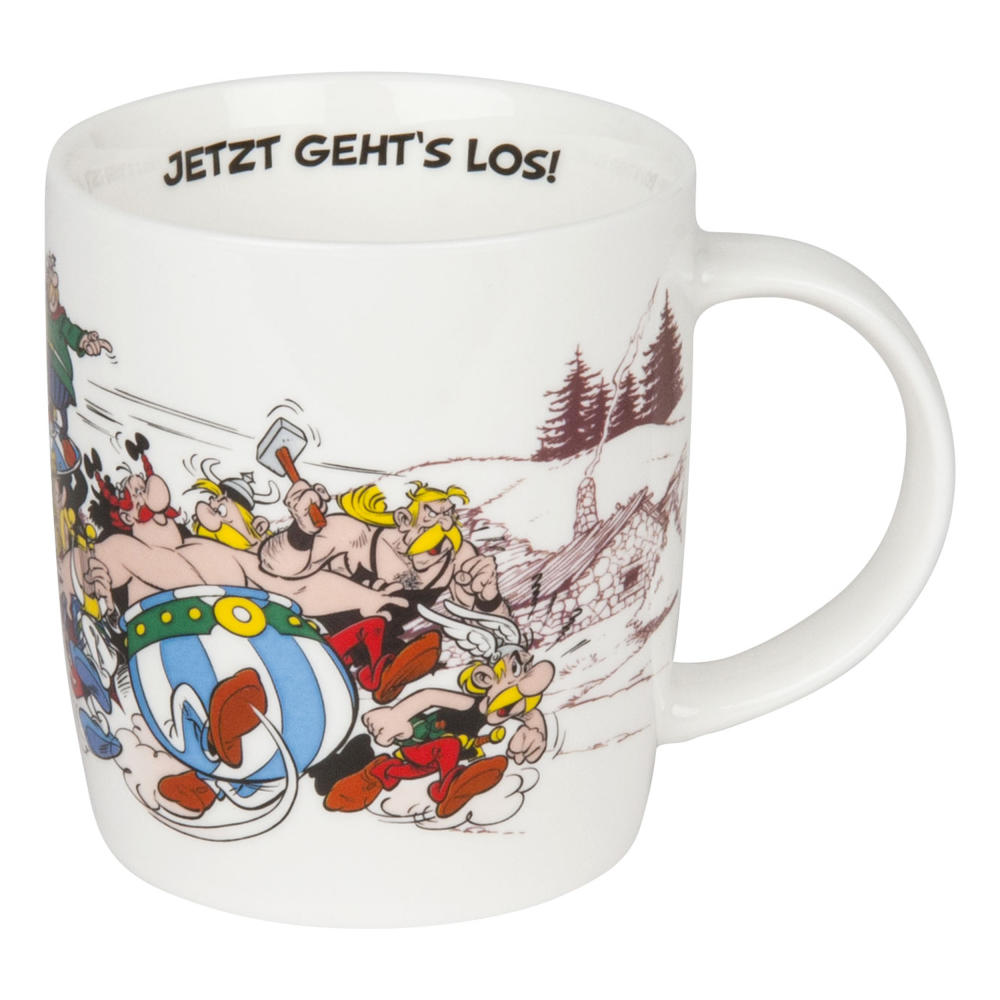 Könitz Asterix Jetzt Geht’s Los Becher, Kaffeebecher, Kaffeetasse, Tasse, Teetasse, 380ml, 1172752044