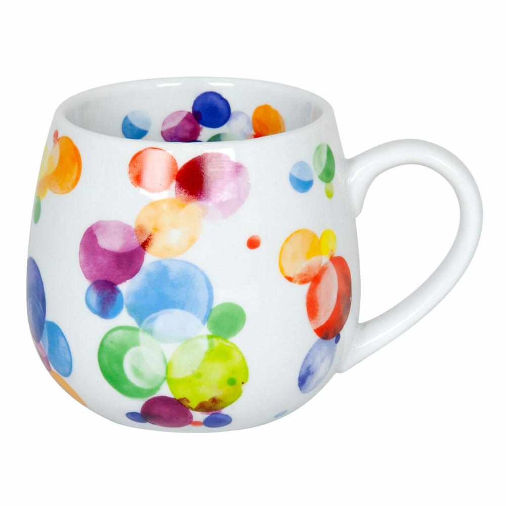 Könitz Colourful Cast Bubbles Kuschelbecher, Becher, Tasse, Kaffeetasse, Porzellan, Bunt, 420 ml, 11 1 143 2263