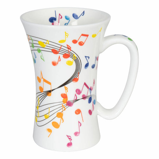 Könitz Design Flying Notes Mega Mug, Becher, Kaffeebecher, Teetasse, Bone China, 510 ml, 11 2 016 2300