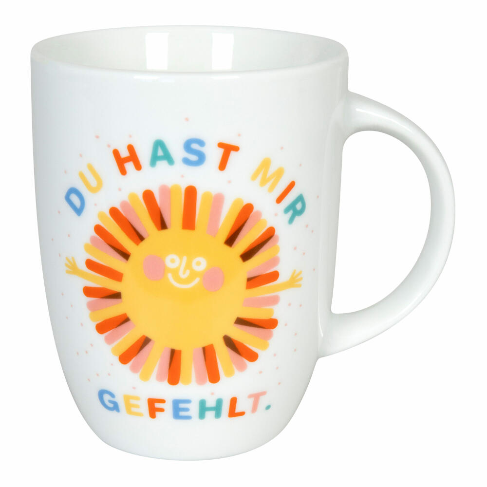Könitz Becher Du hast mir gefehlt, Kaffeebecher, Tasse, Kaffeetasse, Porzellan, 380 ml, 11 1 103 2594