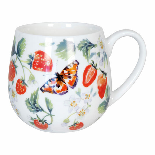 Könitz Kuschelbecher Fruity Tea Strawberry - Victoria Lowe, Kaffeebecher, Tasse, Becher, Porzellan, 420 ml, 11 1 143 2599