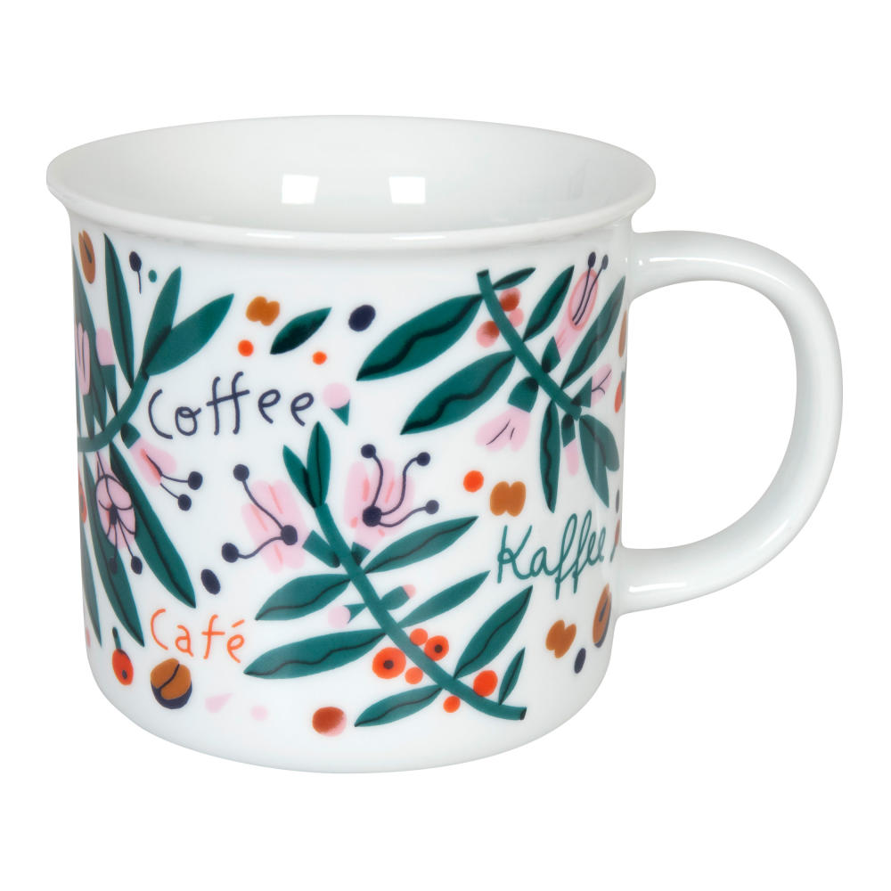 Könitz Becher Julia Kluge - Coffee, Kaffeebecher, Tasse, Kaffeetasse, Porzellan, 380 ml, 11 1 971 2612