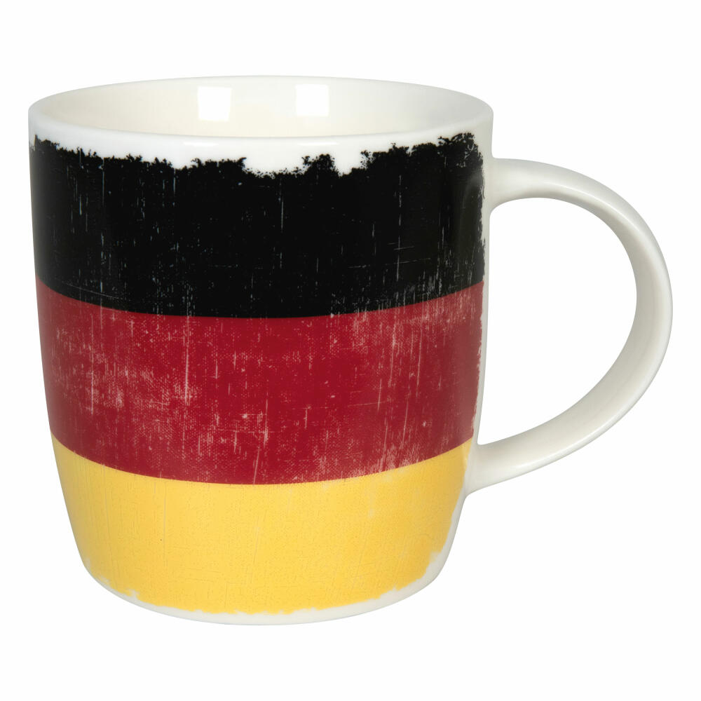 Könitz Becher Vintage Flag Deutschland, Tasse, Kaffeebecher, New Bone China, Bunt, 350 ml, 11 7 275 2657