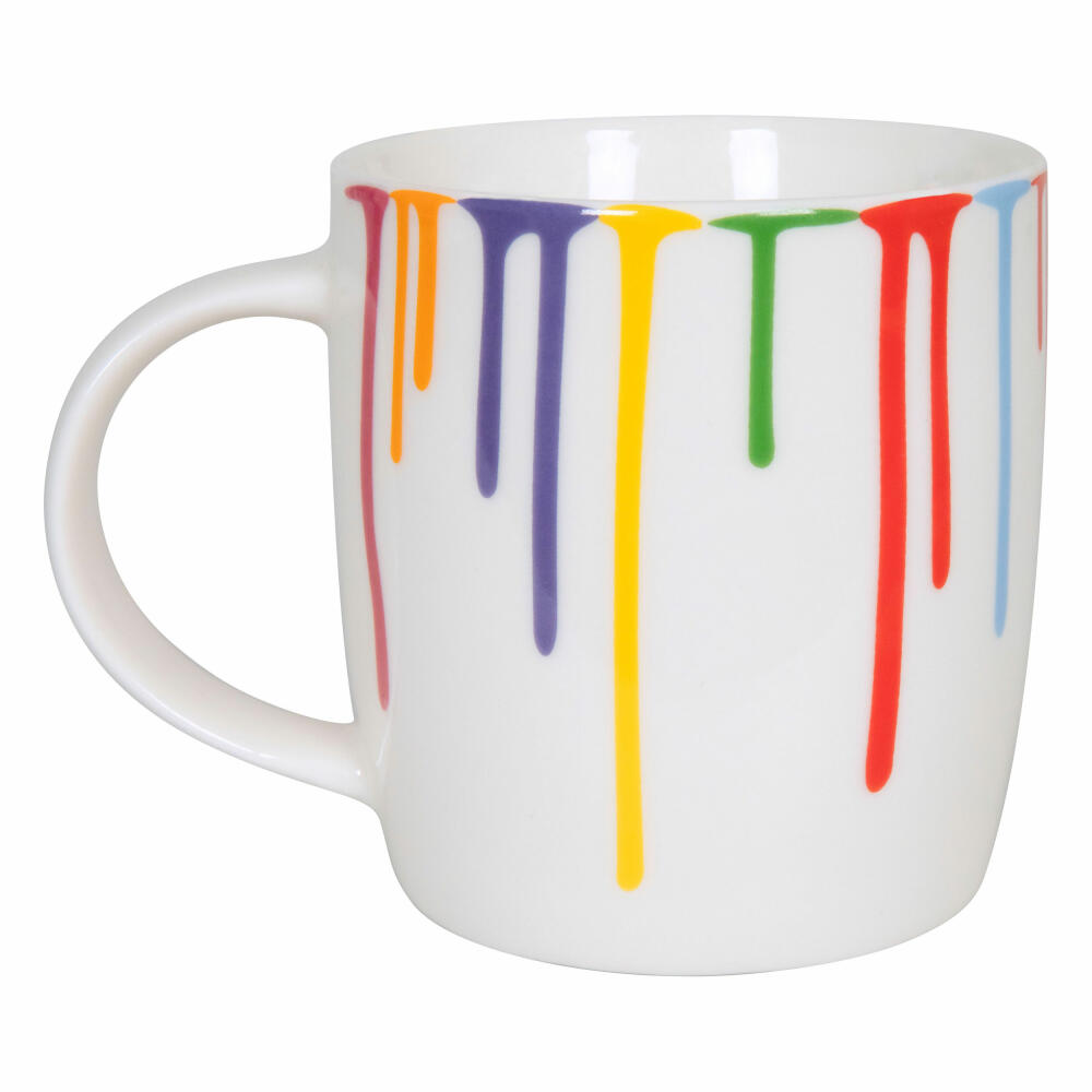 Könitz Mug KCB 275 Rainbowdrops, Cup, Bone China, 350 ml, 11 7 275 2649
