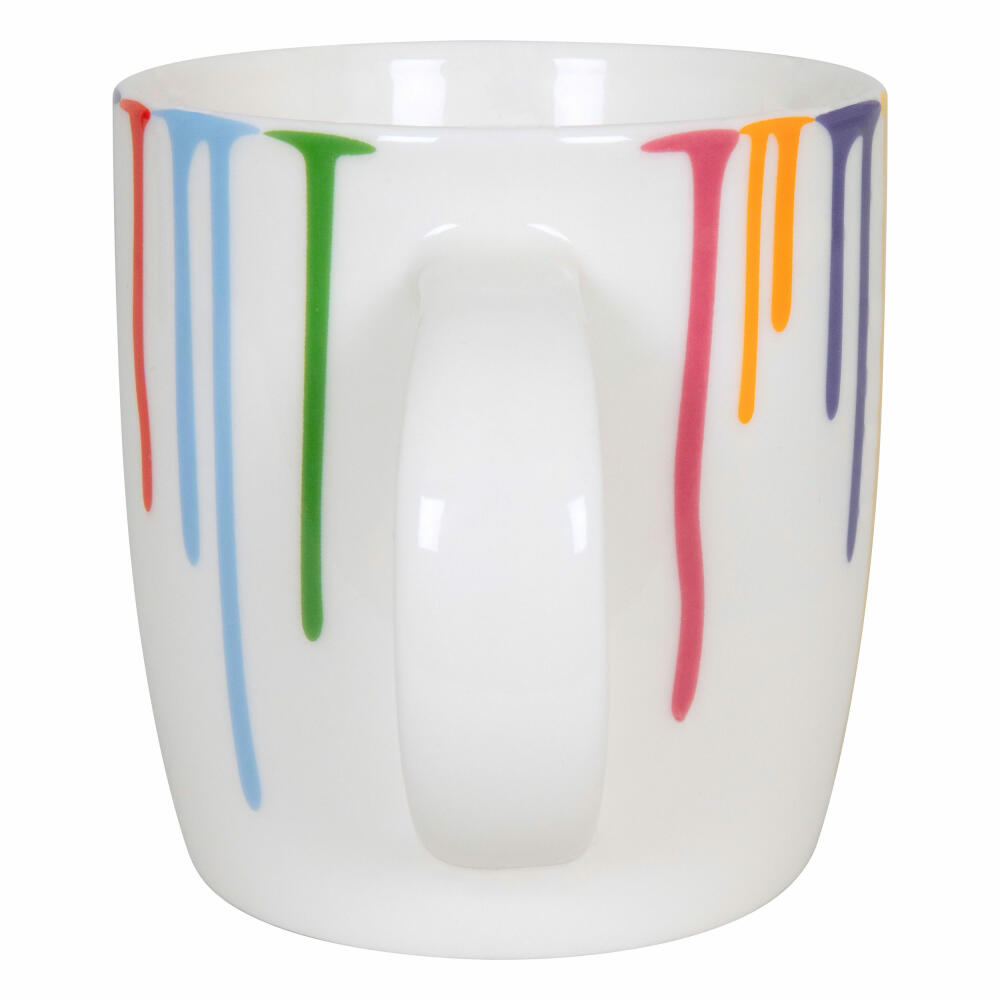 Könitz Mug KCB 275 Rainbowdrops, Cup, Bone China, 350 ml, 11 7 275 2649