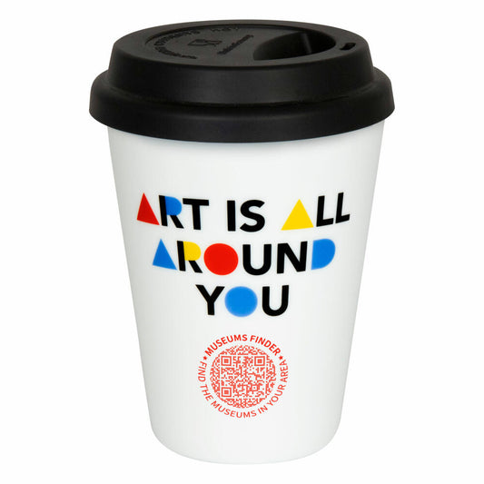Könitz Coffee to go Mug Museums Finder, Thermo Mug, Porcelain, Colorful, 380 ml, 11 5 162 2694