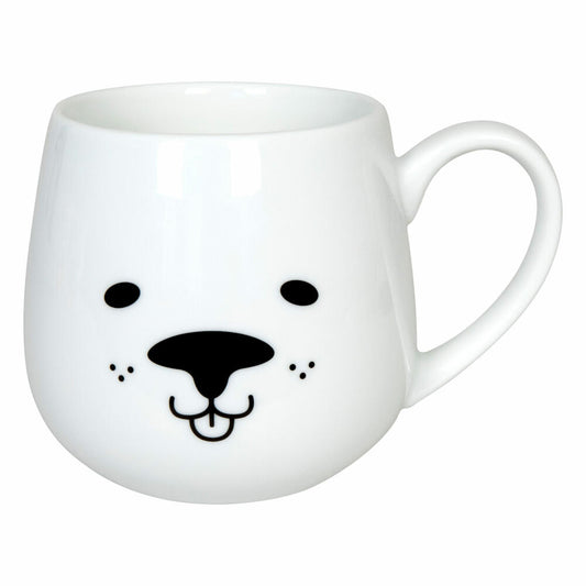 Könitz Kuschelbecher Cuddle Animals - Dog, Kaffeebecher, Porzellan, weiß, 400 ml, 11 1 143 2706