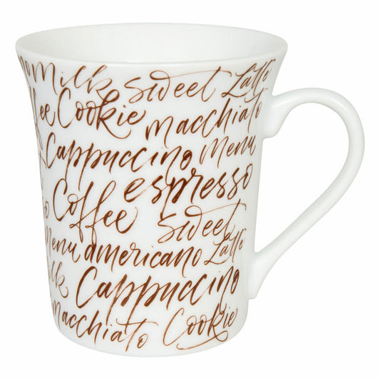 Könitz Becher Coffee Type, Tasse, Kaffeebecher, Porzellan, Bunt, 410 ml, 11 1 100 2709