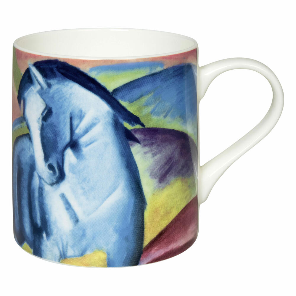 Könitz Becher F. Marc - Blue Horse I, Cup, Coffee Mug, Bone China, Colorful, 385 ml, 11 2 004 2718