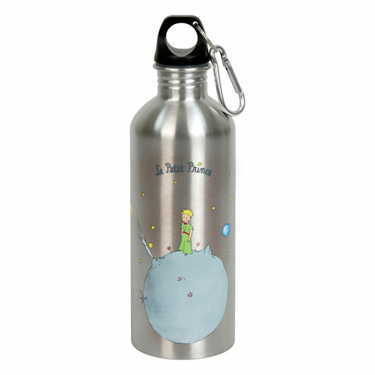 Könitz Bottle Cool Bottle - Le Petit Prince, Thermo Bottle, Outdoor Bottle, Double-Walled with Cap, Stainless Steel, Silver, 600 ml, 11 9 244 1365