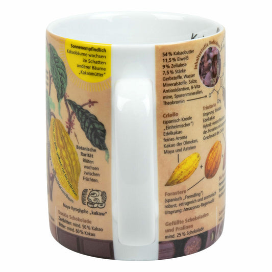 Könitz Becher Wissensbecher Kakao, Tasse, Kaffeetasse, Porzellan, 460 ml, 11 1 330 2750
