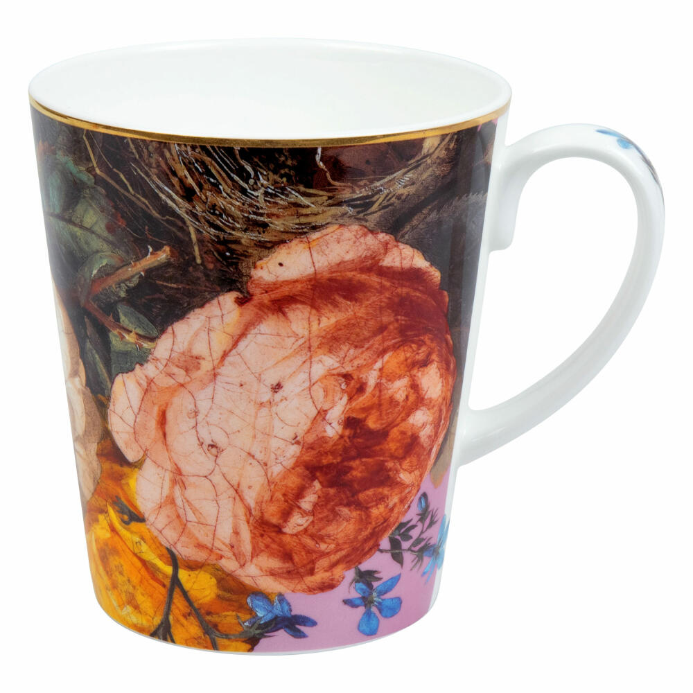 Könitz Becher Wunderbar Flourish - Rose, Tasse mit Geschenkbox, Bone China, 600 ml, 11 5 255 2757