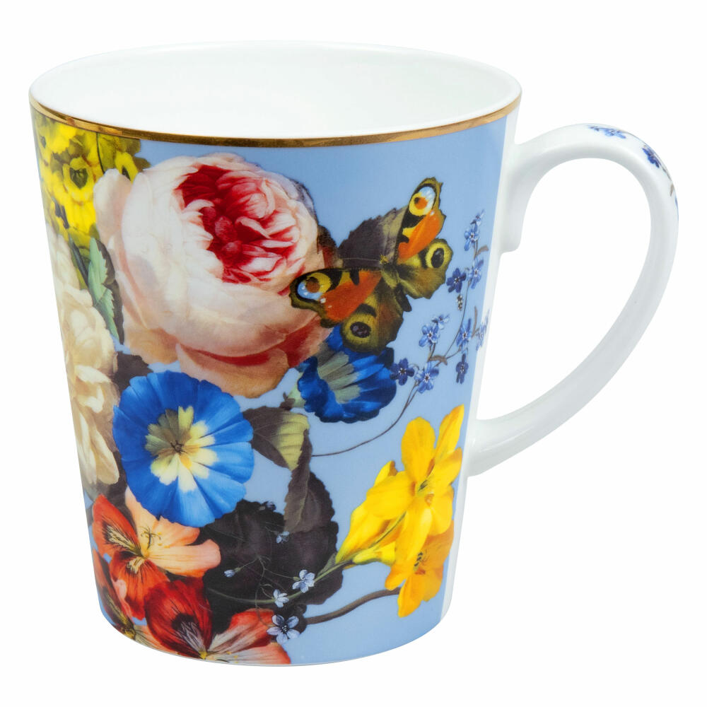 Könitz Becher Wunderbar Flourish - Bouquet, Tasse mit Geschenkbox, Bone China, 600 ml, 11 5 255 2758