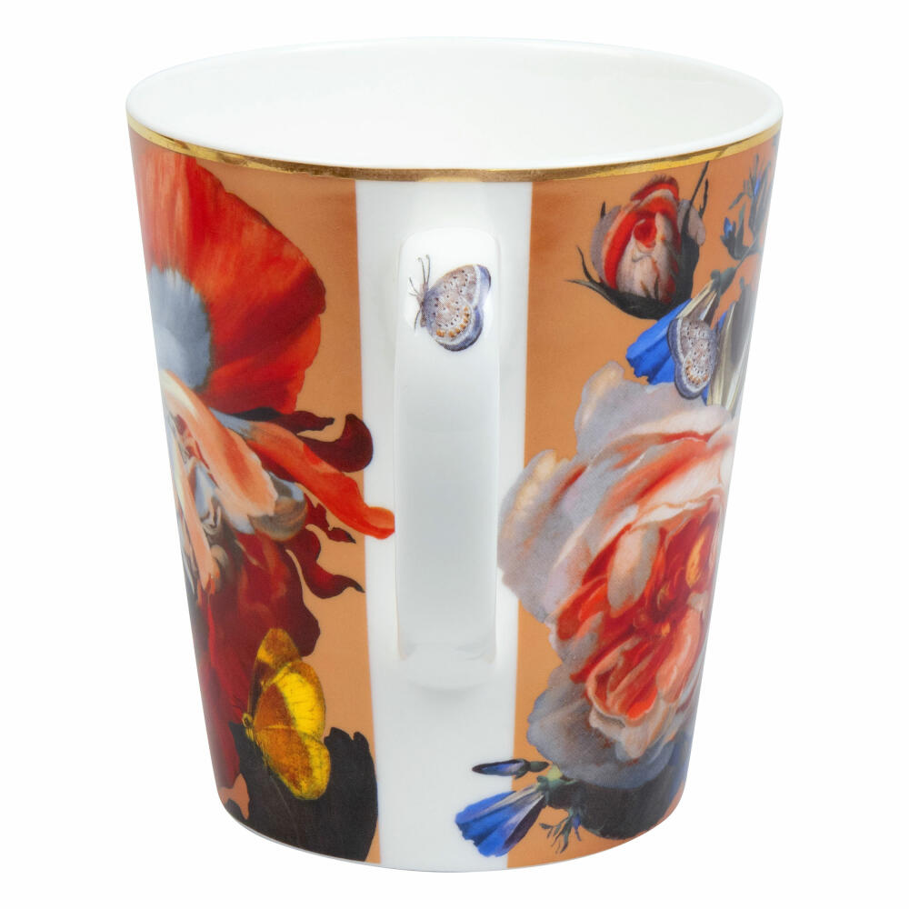 Könitz Mug Wonderful Flourish - Poppy, Cup with Gift Box, Bone China, 600 ml, 11 5 255 2759