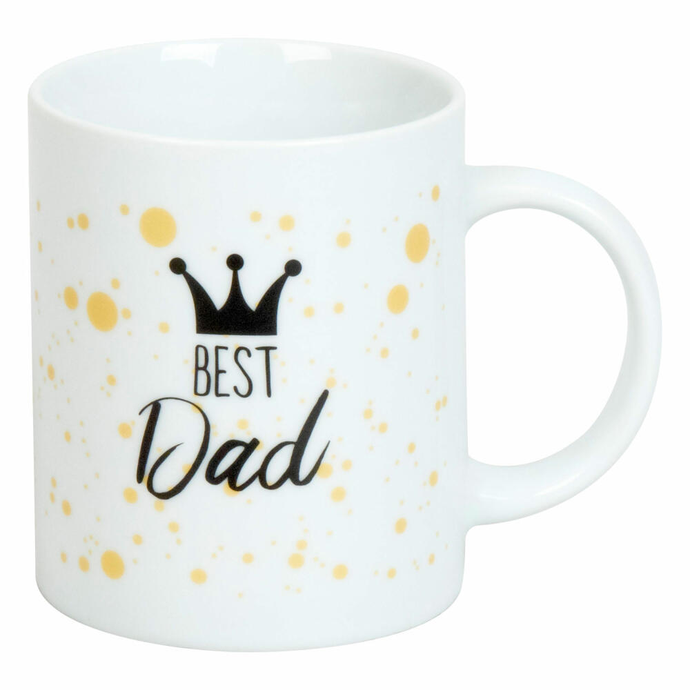 Könitz Becher Best Dad, Tasse, Kaffeetasse, Porzellan, 330 ml, 11 1 002 2732