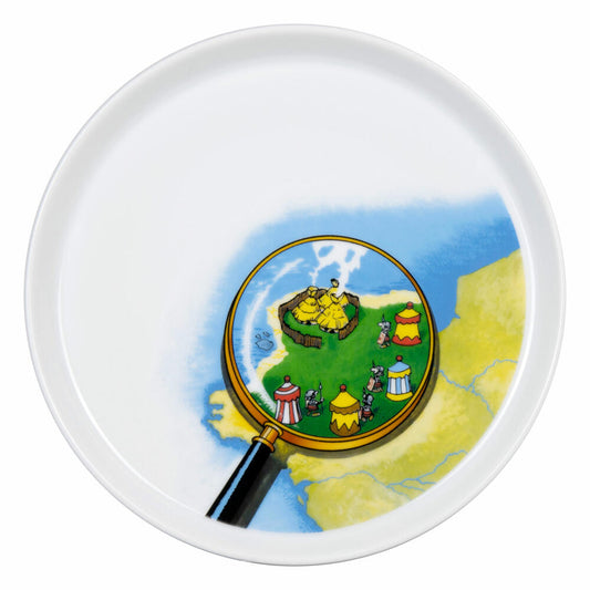 Könitz Teller Coup Asterix - Gallisches Dorf, Porzellan, Bunt, 20 cm, 11 4 20A 2786