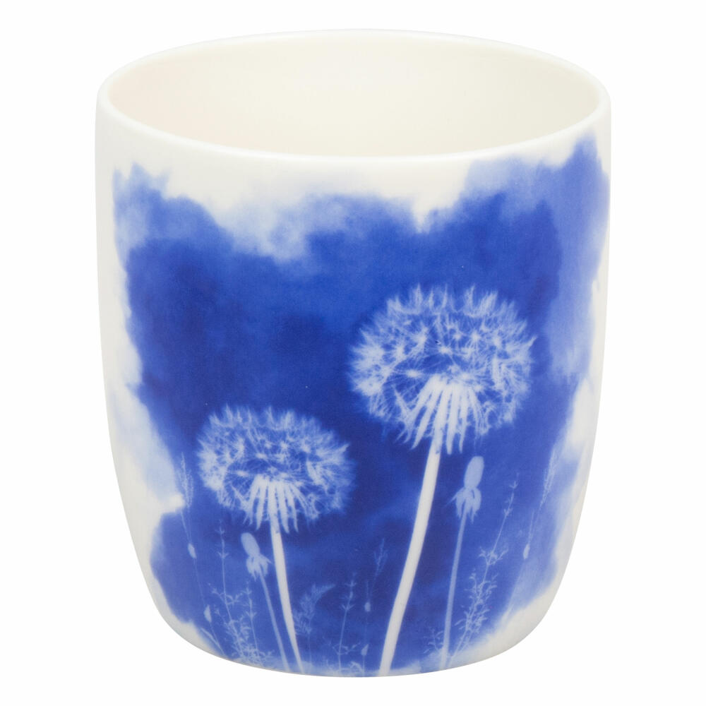 Könitz Mug without Handle Cyan Blue Dandelion, New Bone China, Blue, 200 ml, 11 7 268 2778