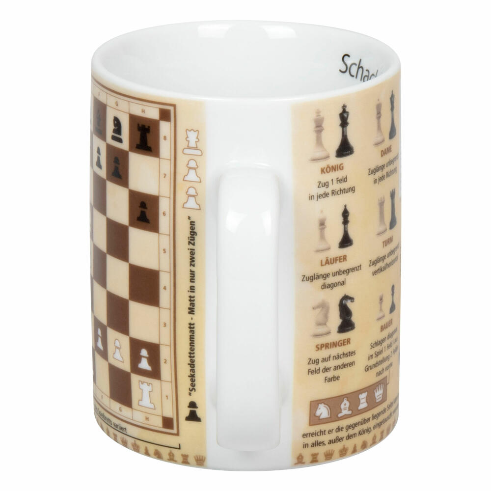 Könitz Mug Knowledge Mug Chess, Cup, Porcelain, Colorful, 460 ml, 11 1 330 2790