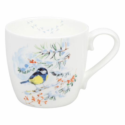 Könitz Becher Winter Bird, Tasse, Vogel, Bone China, Bunt, 450 ml, 11 2 057 2781