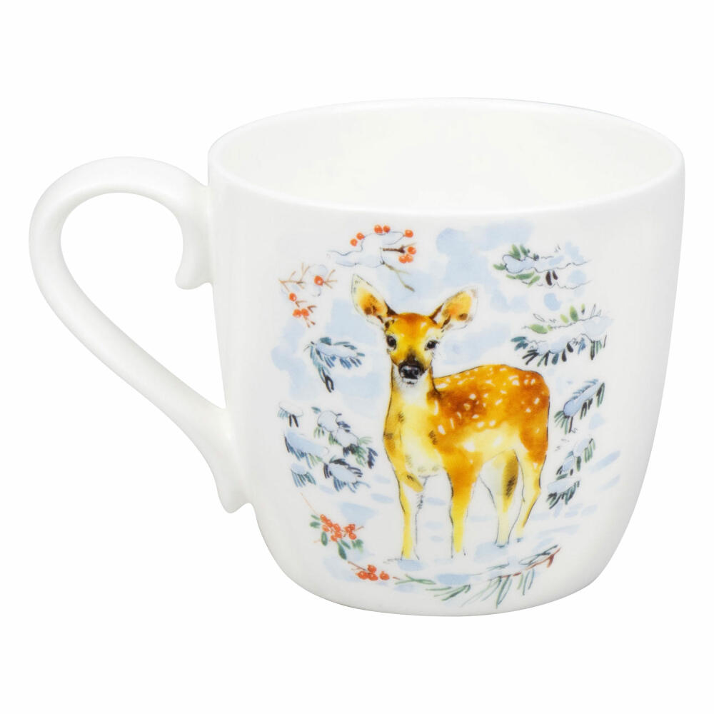 Könitz Mug Winter Fawn, Cup, Deer, Bone China, Colorful, 450 ml, 11 2 057 2784