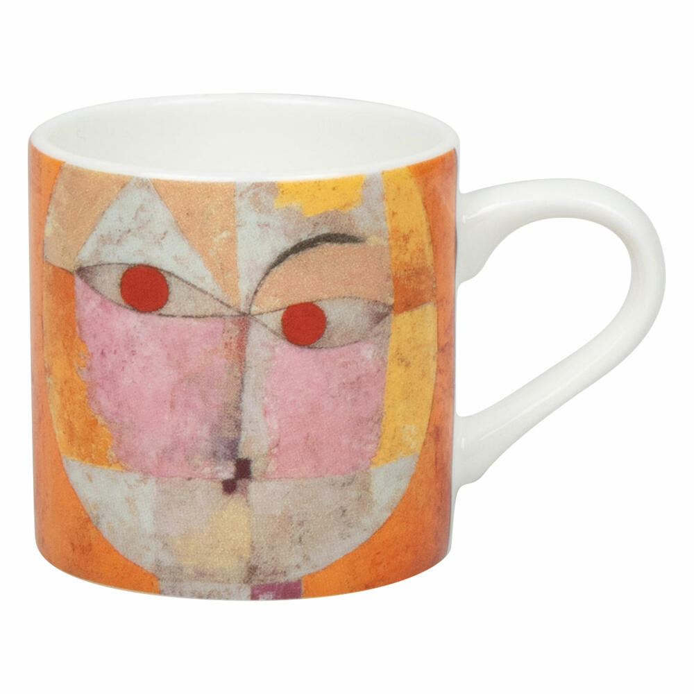 Könitz Espresso Cup Senecio Baldgreis - Paul Klee with Saucer, Mug, Bone China, Colorful, 95 ml, 11 5 304 2719