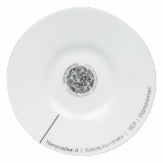 Könitz Espressotasse Komposition 8 - Wassily Kandinsky mit Untertasse, Becher, Bone China, Bunt, 95 ml, 11 5 304 2717