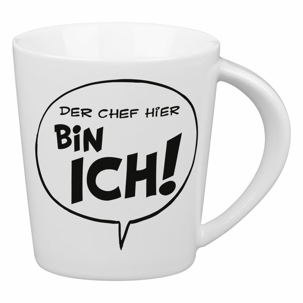 Könitz Mug Asterix - I'm the boss here, Cup, Porcelain, White, 380 ml, 11 1 134 2793