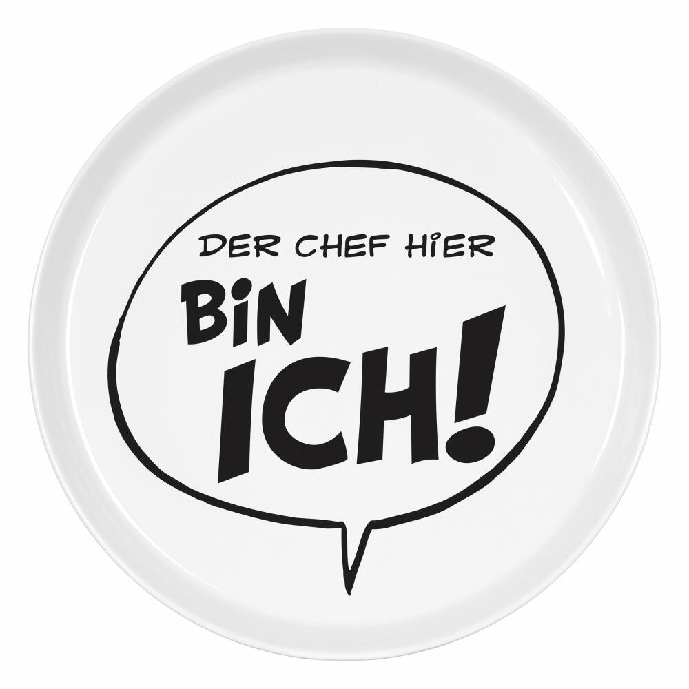 Könitz Plate Coup Asterix - I'm the boss here, Porcelain, Colorful, 20 cm, 11 4 20A 2793