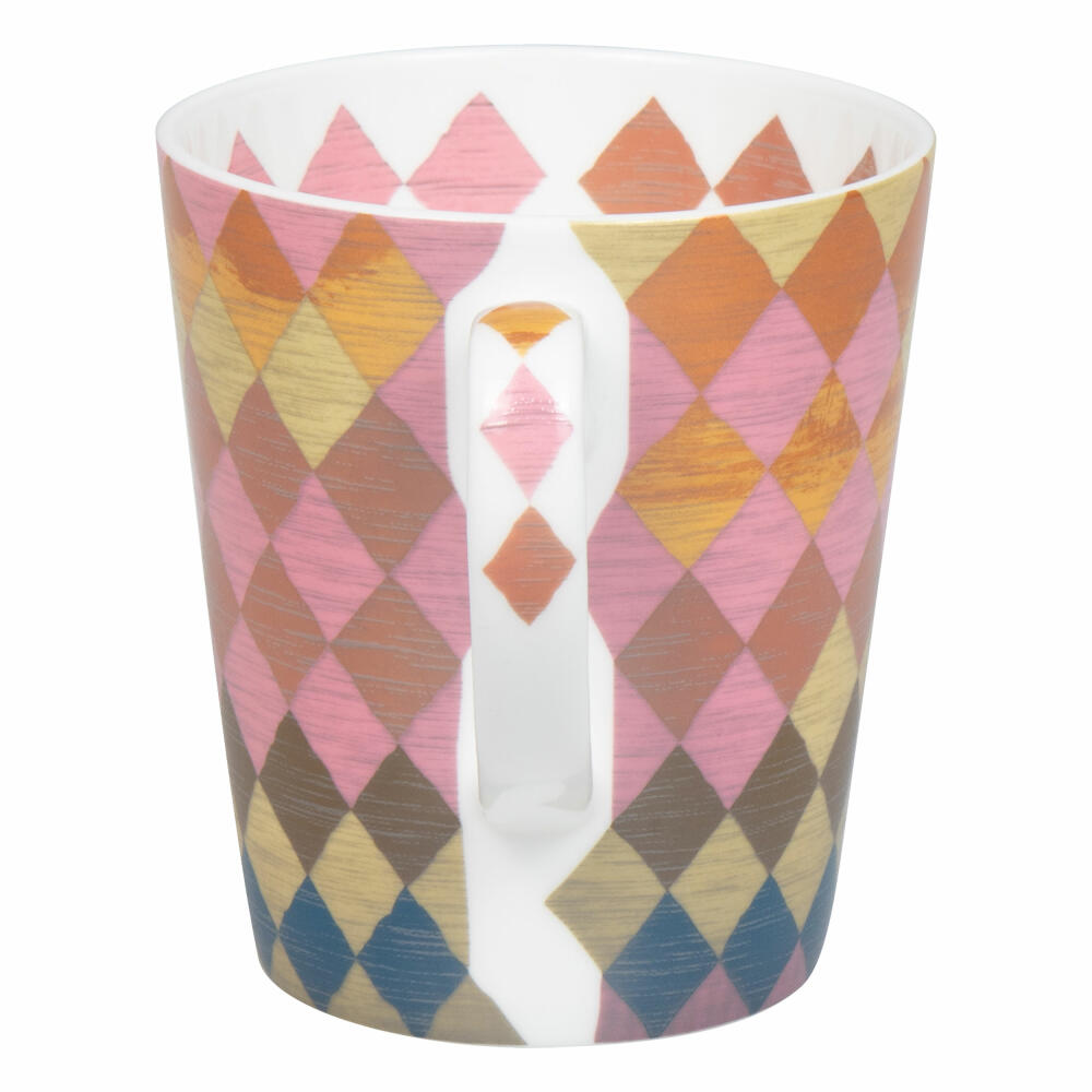 Könitz Becher Wunderbar - Squares in a gift box, cup, bone china, colored, 600 ml, 11 5 255 2809