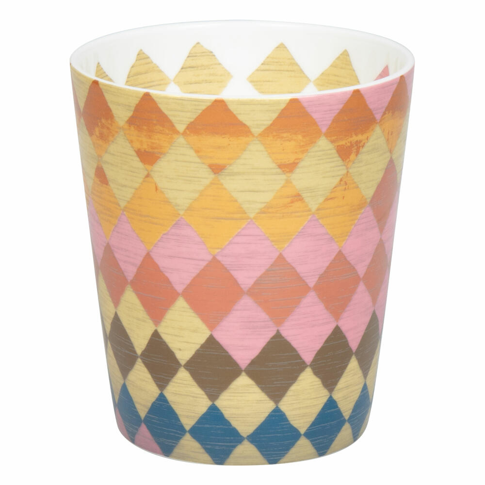 Könitz Becher Wunderbar - Squares in a gift box, cup, bone china, colored, 600 ml, 11 5 255 2809