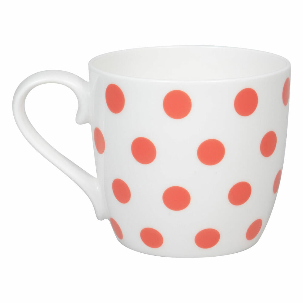 Könitz Mug Dots - Coral, cup, bone china, coral, 425 ml, 11 2 057 2820