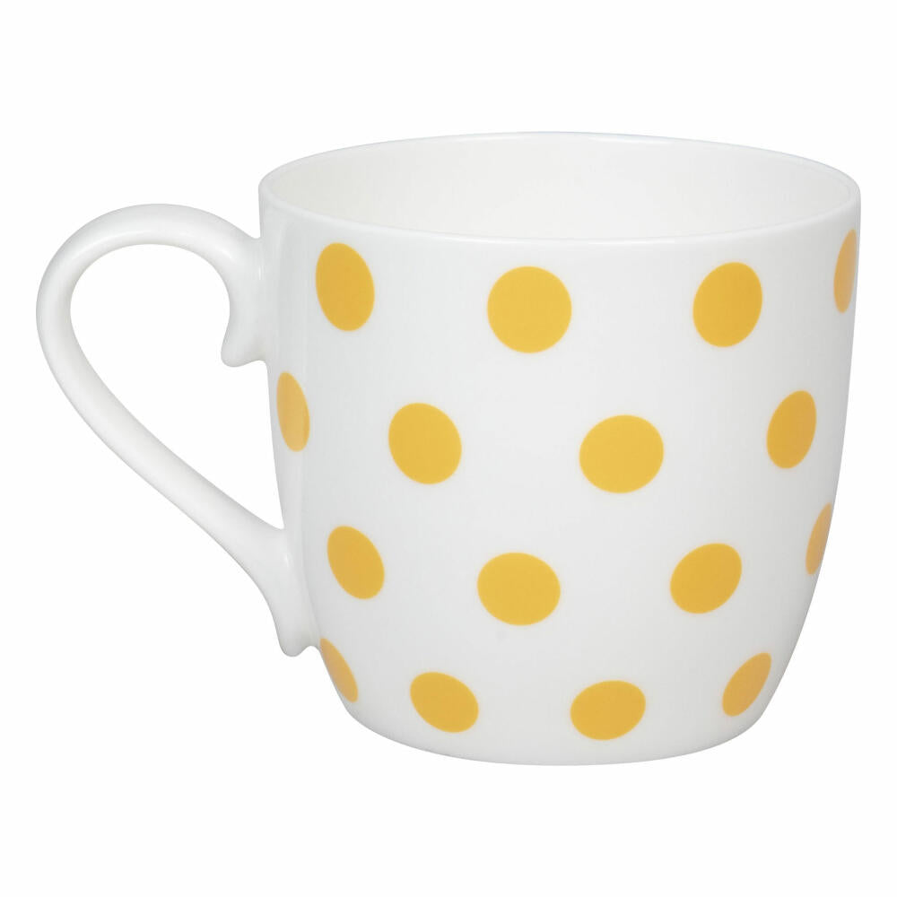 Könitz Becher Dots - Sunflower, Cup, Bone China, Yellow, 425 ml, 11 2 057 2821
